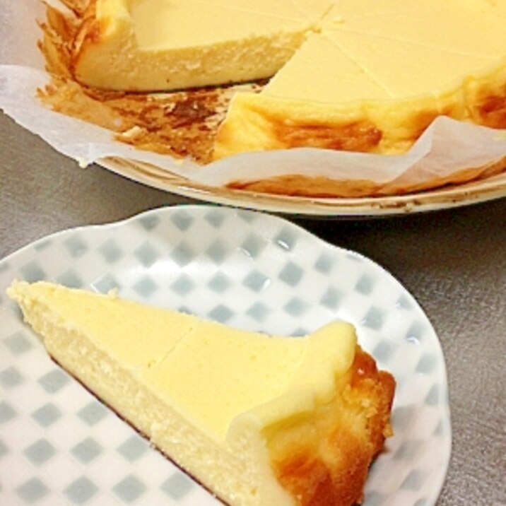 ほんのりメープル香る☆簡単☆濃厚☆チーズケーキ